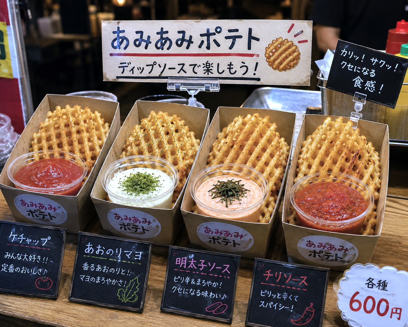 ポートフォリオのあみあみポテト