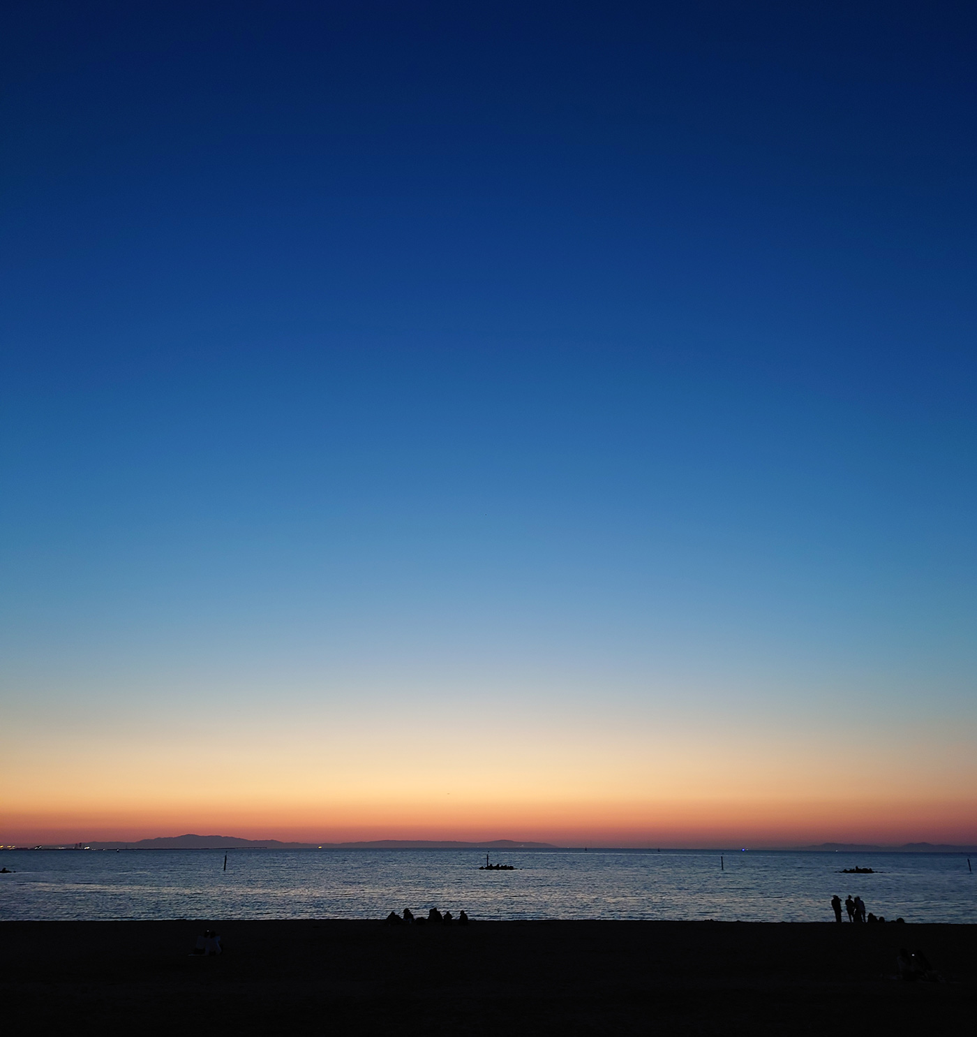 二色の浜の夕陽
