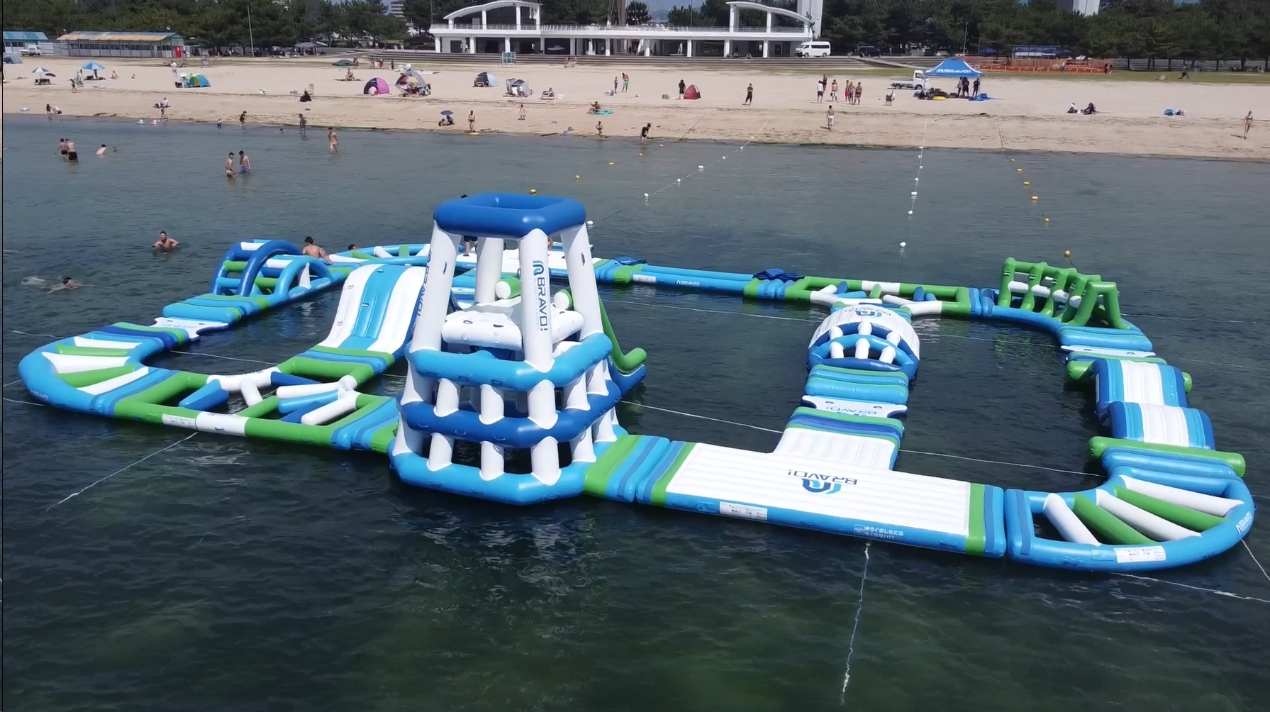 二色の浜公園の海辺